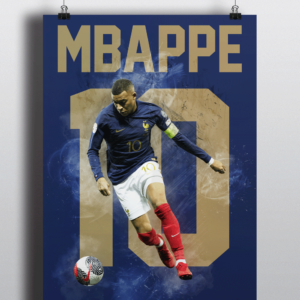 Kylian Mbappe France Poster