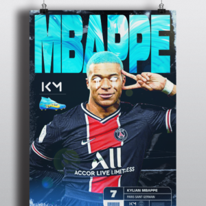 Kylian Mbappe PSG Poster