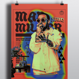 Mac Miller Watching Movies with the Sound Off Poster