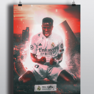 Vinicius Junio Real Madrid Poster