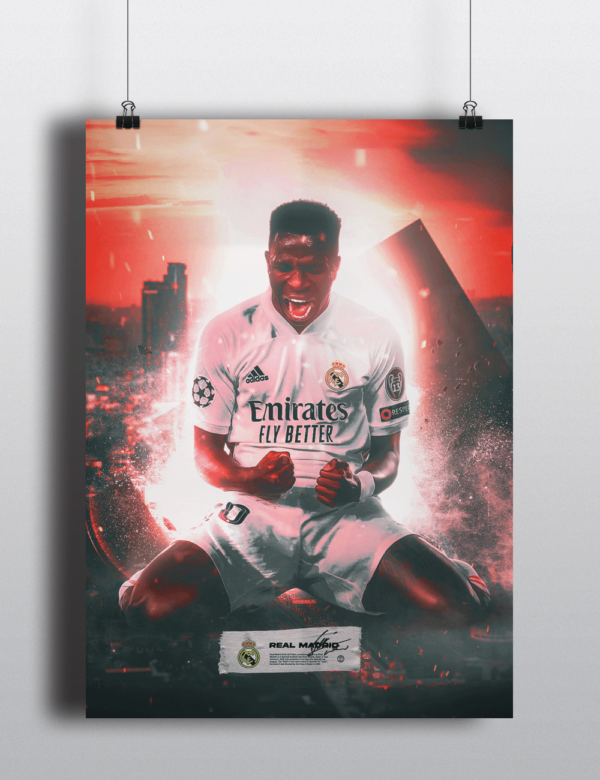 Vinicius Junio Real Madrid Poster